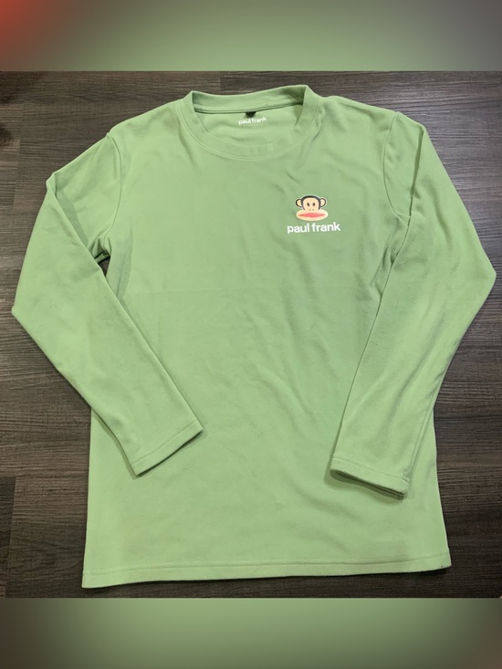 Paul Frank Tops - Paul Frank Light Green Long Sleeve Tee with Julius Chest Logo